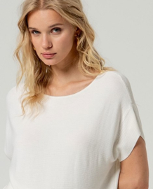 Surkana - Bamboo Boat Neck Sweater White