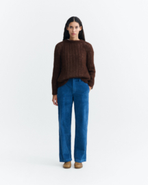 Thinking MU - Serena Trousers Delft Blue Corduroy