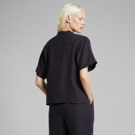 Dedicated - Shirt Valje Linen Black