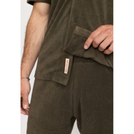 Revolution - Terry Cuban Shirt dark brown