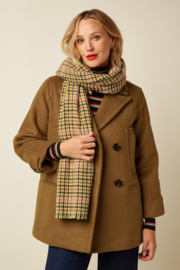 King Louie - Houndstooth Scarf Spicy Brown