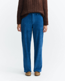 Thinking MU - Serena Trousers Delft Blue Corduroy