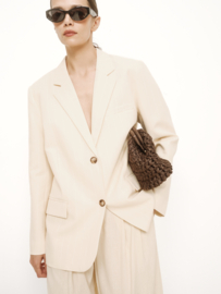 Grace & Mila - Velvet Blazer Vanille