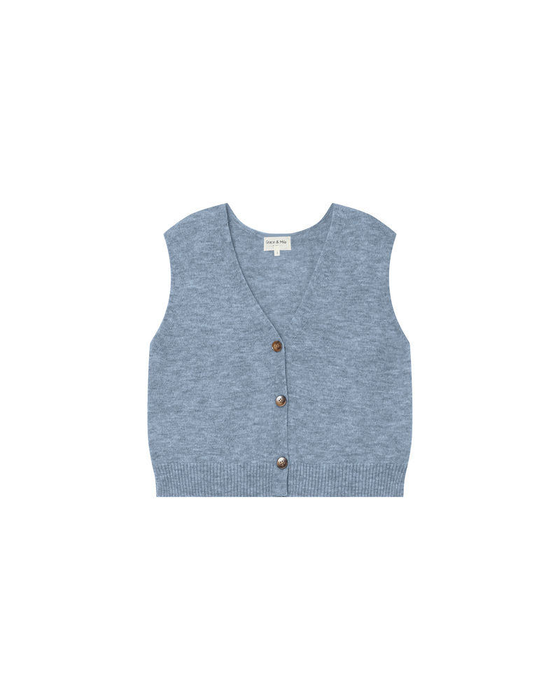 Grace & Mila - Santa Cardigan Bleuet