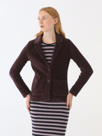 Nice Things - Elastic Cord blazer aubergine