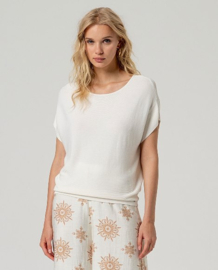 Surkana - Bamboo Boat Neck Sweater White