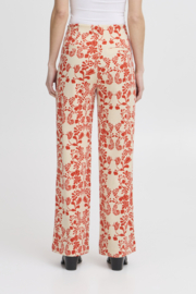 Ichi - Kate Wide Pants Fiesta Flower