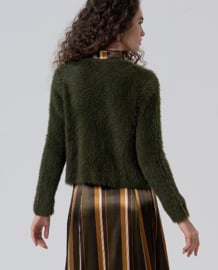 Surkana - Fluffy Jacket army green
