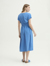 Nice Things - Blue Seersucker Wrap Dress
