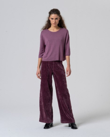 Surkana - Midsleeve knit top Powdered Mauve