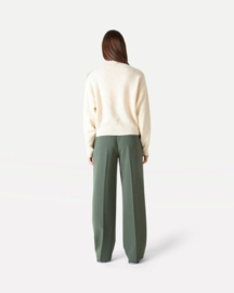 Another Label - Moore Pleated Pants Dark Moss