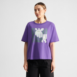 Dedicated - T-Shirt Vadstena Winter Blossoms Paisley Purple