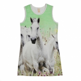 Jurk Yara white horses