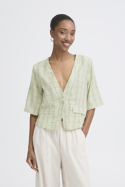 Ichi - Linno Blazer lily green