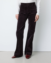 Grace & Mila - Alban  Corduroy Trousers aubergine