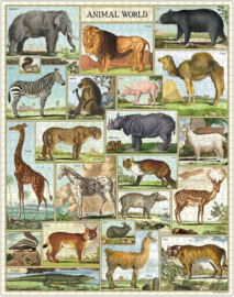 Cavallini - Puzzle Animal World
