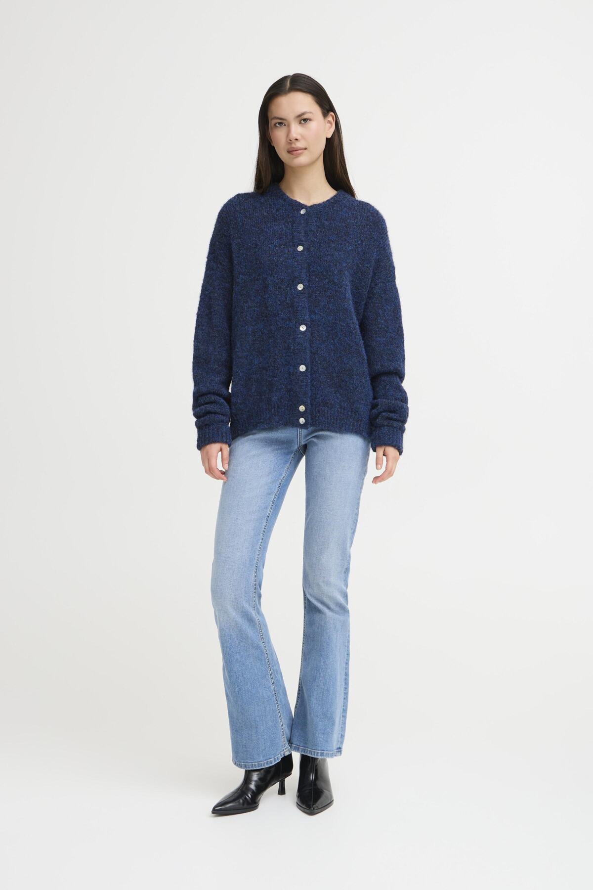 Ichi - Belablue Cardigan patriot blue