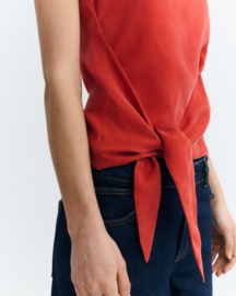 Thinking Mu - Solea Top Cupro Clavel