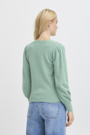 Ichi - Sella Cardigan 4 Beryl Green