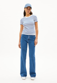 Armedangels - Kardaa T-Shirt Stripes Lapis