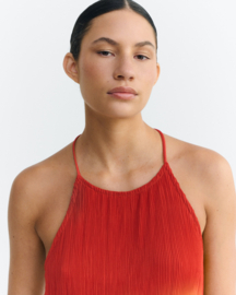 Thinking Mu - Flowers Pleated Miriam Dress