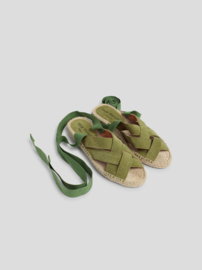 Nice Things - Espadrille sandalen in Suède