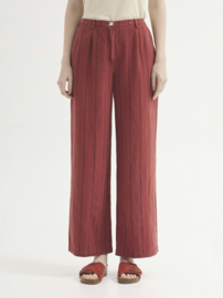 Nice Things - Overdyed Striped Tencel Pants