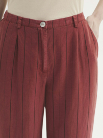 Nice Things - Overdyed Striped Tencel Pants