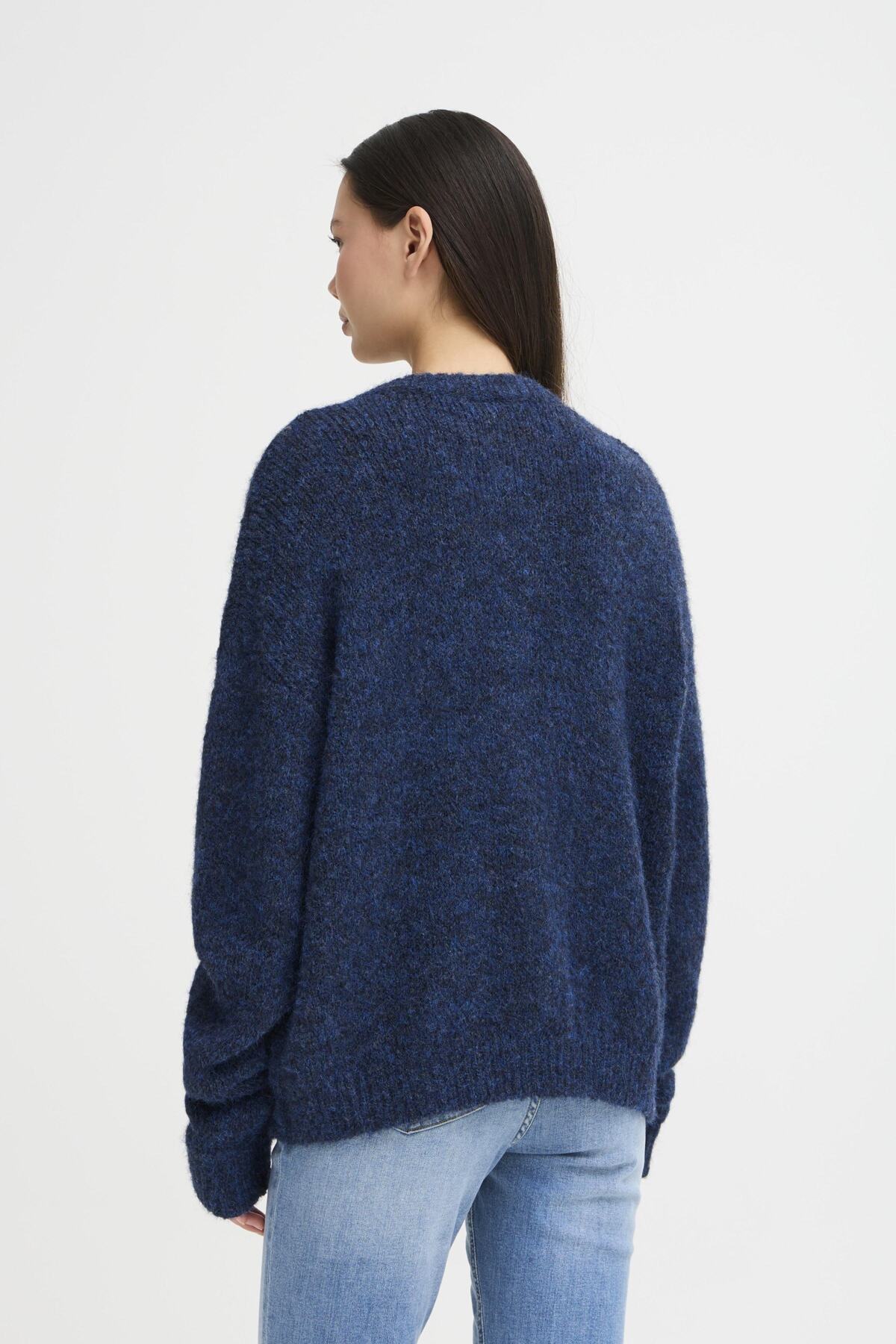 Ichi - Belablue Cardigan patriot blue