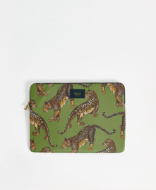 Wouf - Olive Leopard Laptop Sleeve 13"&14"