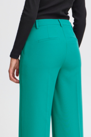 Ichi - Lexi Wide Pants green-blue
