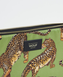 Wouf - Olive Leopard Laptop Sleeve 13"&14"