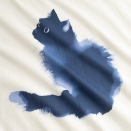 Dedicated - T-Shirt Visby Watercolor Cat