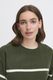 Ichi - Dasila Knit Top Rifle Green
