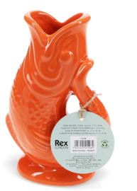 Fish Vase Orange