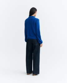 Thinking Mu - Khalida Knitted Sweater Klein Blue