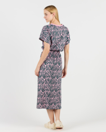 Wemoto - Mori Dress dark green/bubblegum