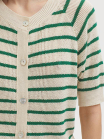 Nice Things - Short Sleeved Striped Jacket