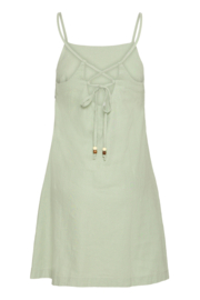 Ichi - Linno Dress 4 Tea Green