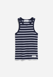 Armedangels - Kanitaa Stripes Top night sky/white