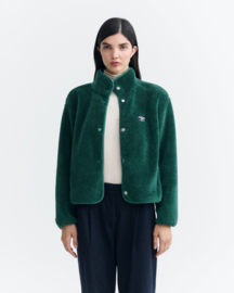 Thinking Mu - Kourtney Fleece Jacket Dark Green