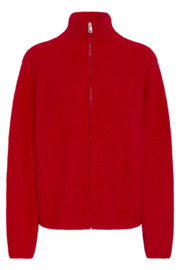 Ichi - Ducie Cardigan Fiery Red