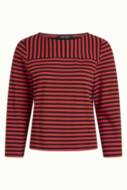King Louie - Boatneck Yoke Top Chopito Stripe