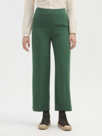 Nice Things - Elastic Back Wide Pants English Green