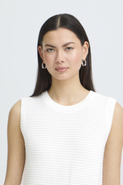 Ichi - Dotties Waistcoat White