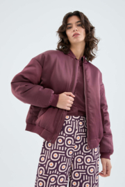 Compania Fantastica - Satin Bomber Aubergine