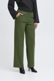 Ichi - Kate Wide Pants Rifle Green