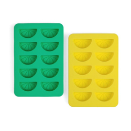 Here's How - The Dotty Citrus Ice Wedges Tray Yellow+Green