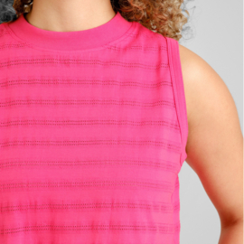 Dedicated - Namsos Top Lace Raspberry Pink
