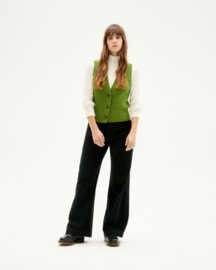 Thinking Mu - Black Microcord Maia Pants